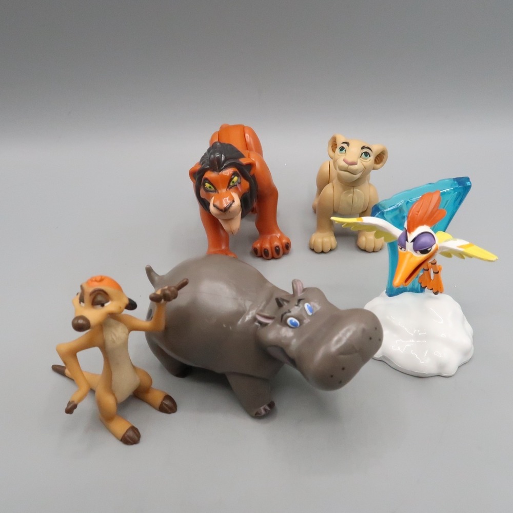 Disney The Lion King‎ Vintage Figures Lot Of 6 Scar Timon Beshte Ono